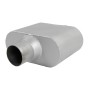[US Warehouse] 2.5 inch Universal Exhaust Muffler Silent Silencer Exhaust Pipe Muffler